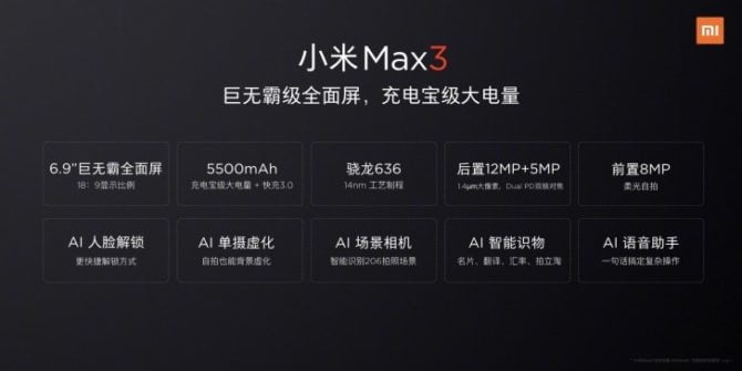 What To Expect From The Xiaomi Mi Max 3 2 Xiaomi Max 3