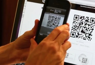 QR code reader cover
