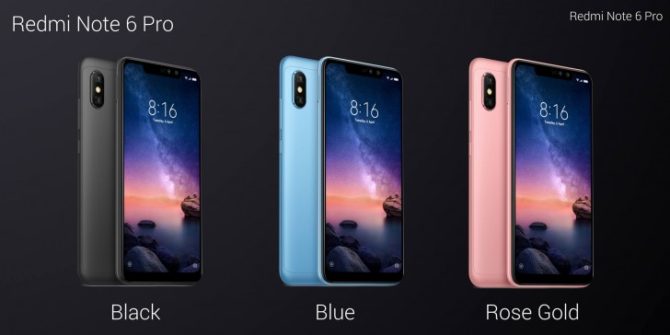 Xiaomi Redmi Note 6 Pro - Dual Selfie Cam And A Notch 6 Note 6 Pro Colors