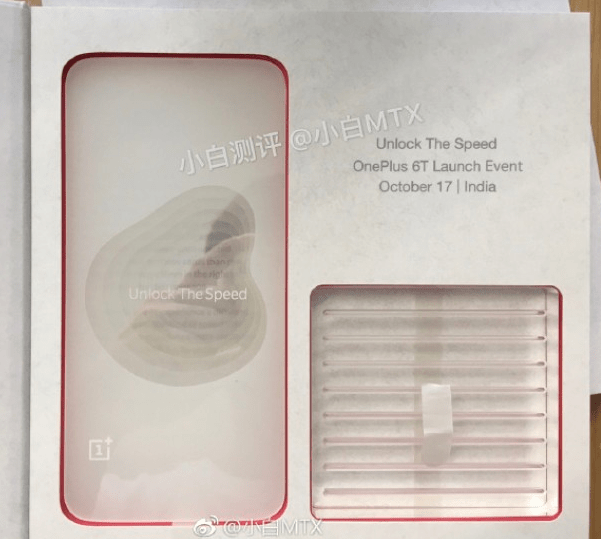 Smartphones Rolling Out In October 5 Oneplus 6T Invitation