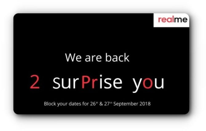 Realme Reached 1 Million Milestone With Realme 2 Pro Launch Date 1 Realme 2 Pro Invitation - Techengage