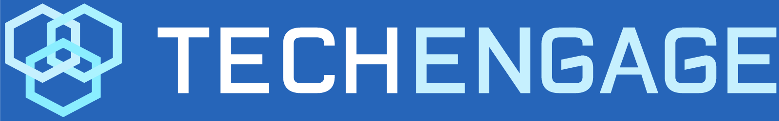 Brand Kit 4 Techengage Logo 1-Blue Bg