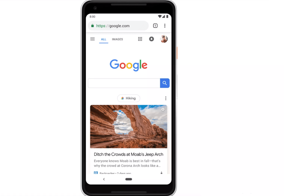 Google Is Starting To Clutter Its Mobile Homepage Because Of Discover