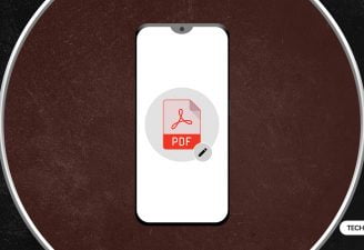 An image showing a PDF opened on a phone