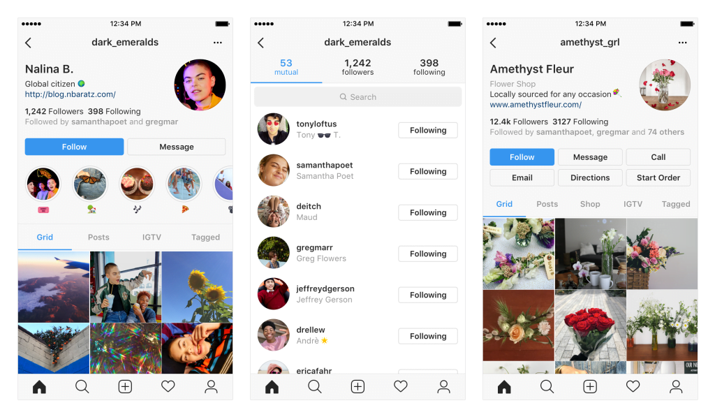 Can Instagram'S New Profile Layouts End The 'Most-Followed' Obsession? 1 Instagram
