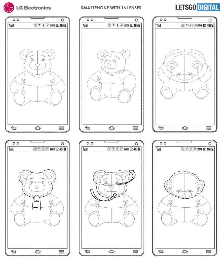 Lg Patent Reveals A Smartphone With 16 Rear Cameras 2 Lg Smartphones |