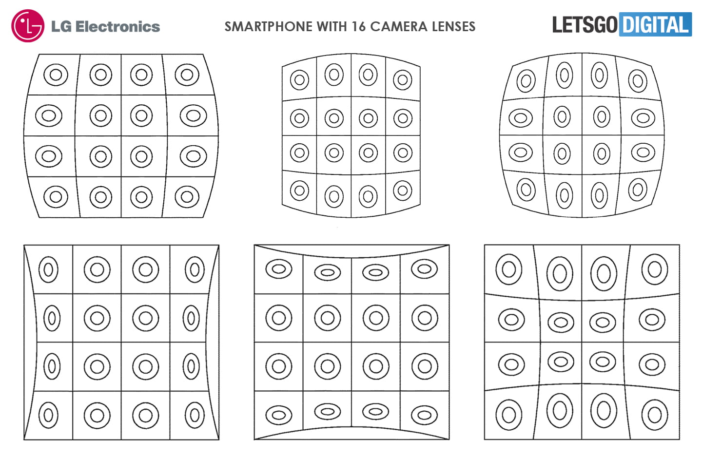 Lg Patent Reveals A Smartphone With 16 Rear Cameras 1 Smartphone Cameras |