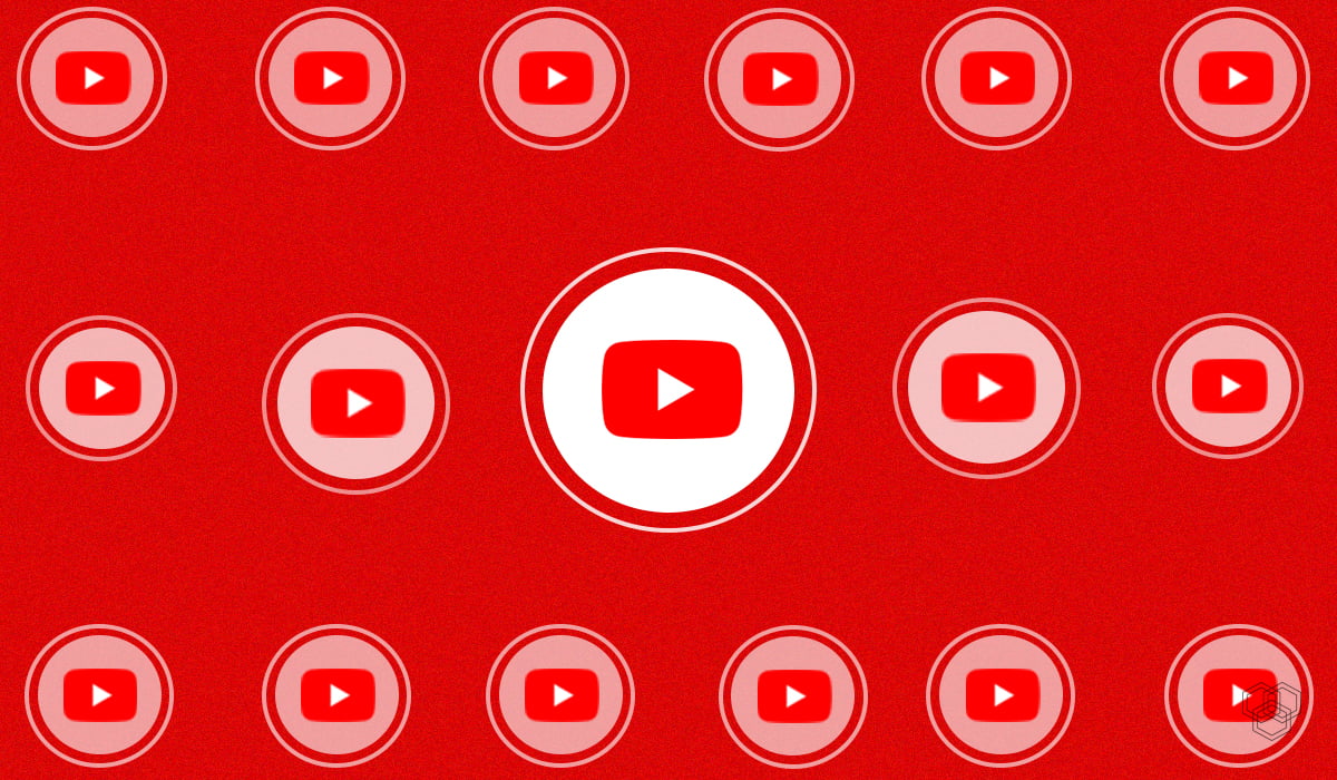 Image with YouTube logo representing YouTube stories