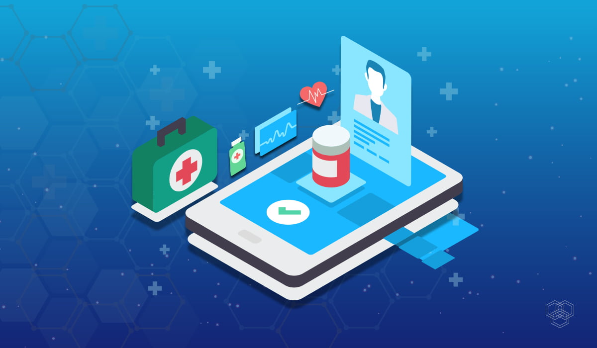 Digital health design with elements related to health and technology