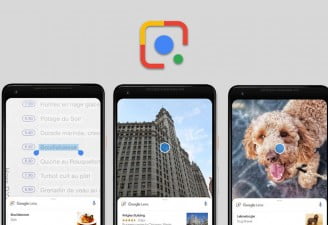 Screenshots of Google Lens App