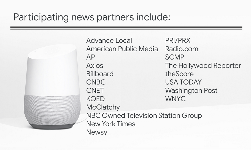 Google Plans To Roll Out On-Demand Audio News On Google Home 1 Google Home Audio News