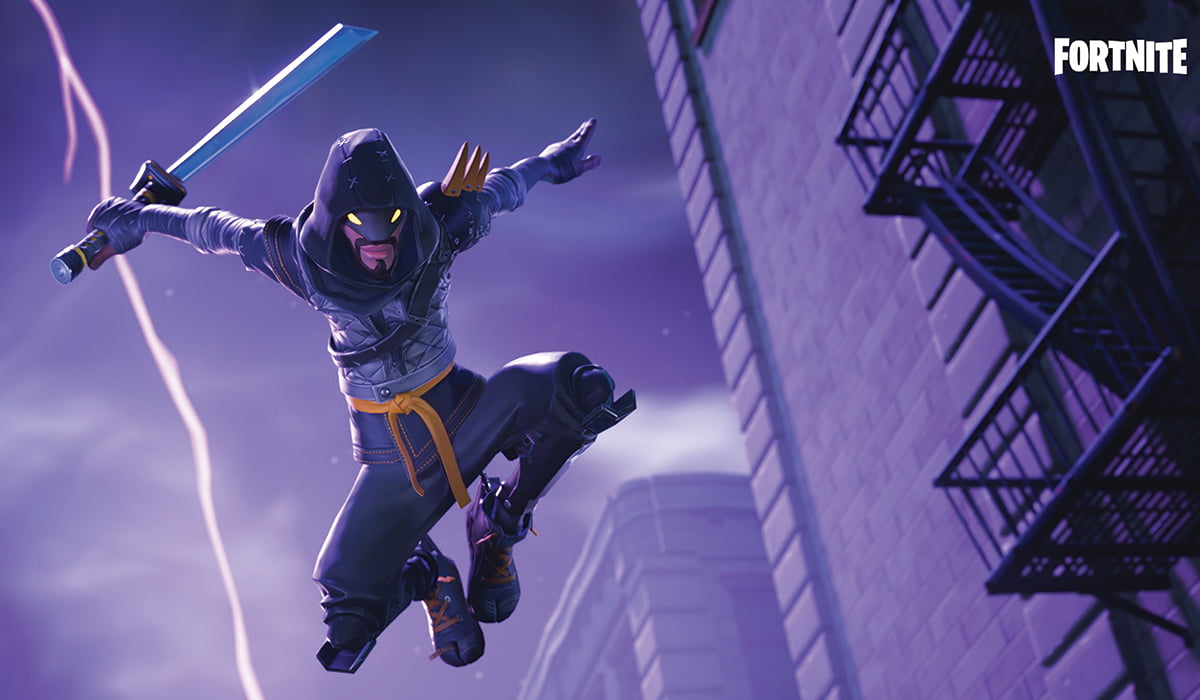 Ninja In Fortnite Game Screenshot