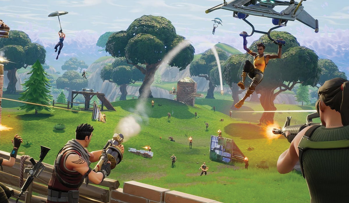 Players Playing Fortnite