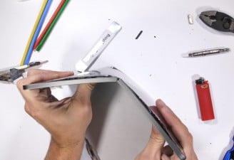 iPad Pro 2018 bended