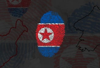 illustration contains north korea