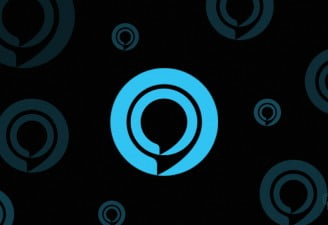 A design with Alexa icon