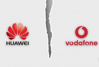 vodafone stops using huawei products