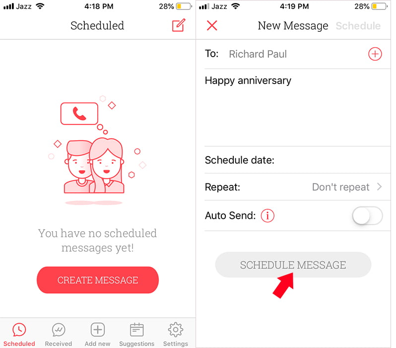 How To Schedule Messages On Android And Ios 9 Scheduled Steps |