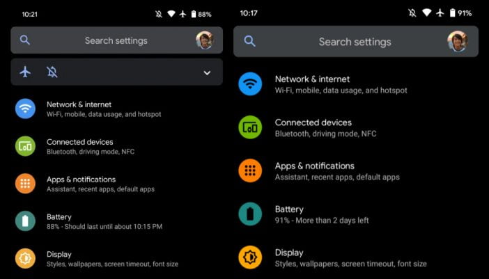 Google Released The First Android 11 Public Beta, Here Are The Features 2 Dark Icons In Settings App