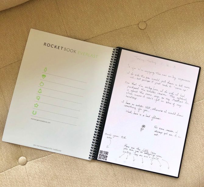 Handwriting Goes High-Tech With Rocketbook'S Everlast Reusable Notebook 4 Fullsizerender 3 |