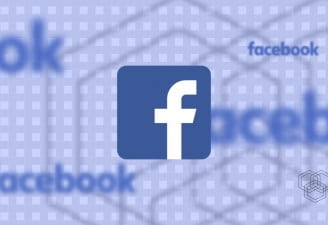 An image of facebook logo design for techengage