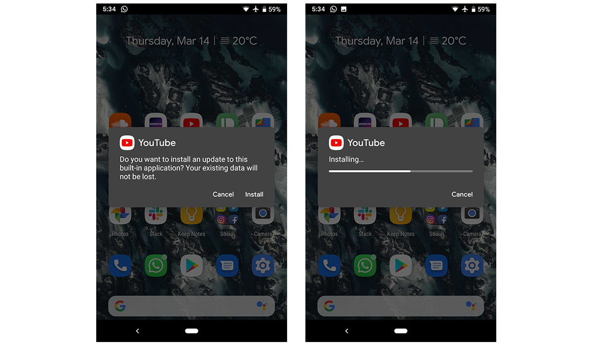 All Of The Features In The Android Q Beta 1 10 Two Screenshots Of New Apk Installer On Android Q Beta 1