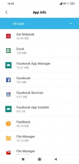 A Screenshot Of Installed Application List Showing Permission To Allow Installation Of An Apk File