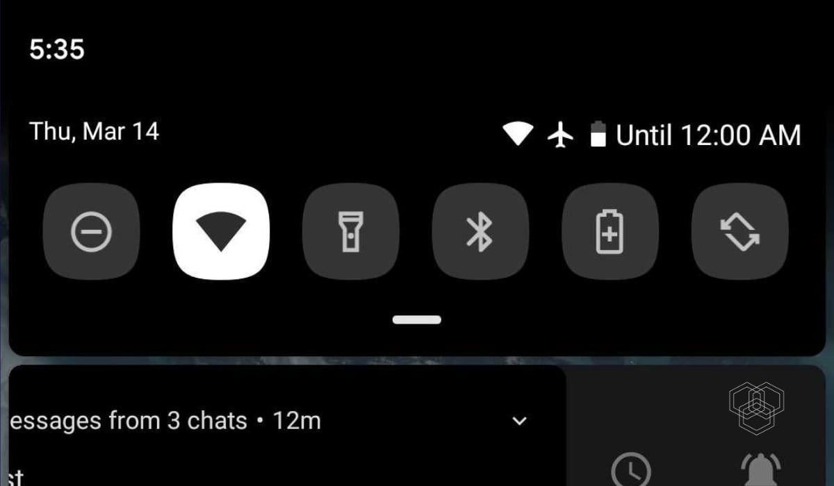 All Of The Features In The Android Q Beta 1 11 A Screenshot Of Notification Toggle Panel On Android Q Beta 1 With Estimated Time In The Corner Of The Screen
