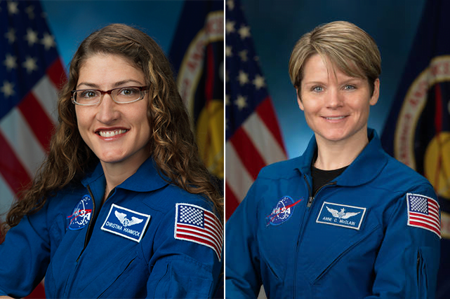 Nasa Confirms First All-Female Spacewalk Later This Month 1 Portraits Of Two Women From Nasa