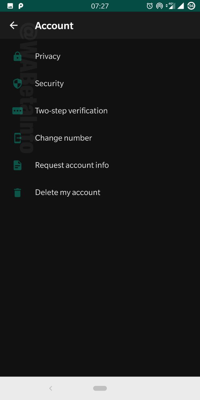 Whatsapp Dark Mode And Other Great Features Coming Soon To Android 2 A Screenshot Of Whatsapp Beta Running With Dark Mode Feature On Whatsapp