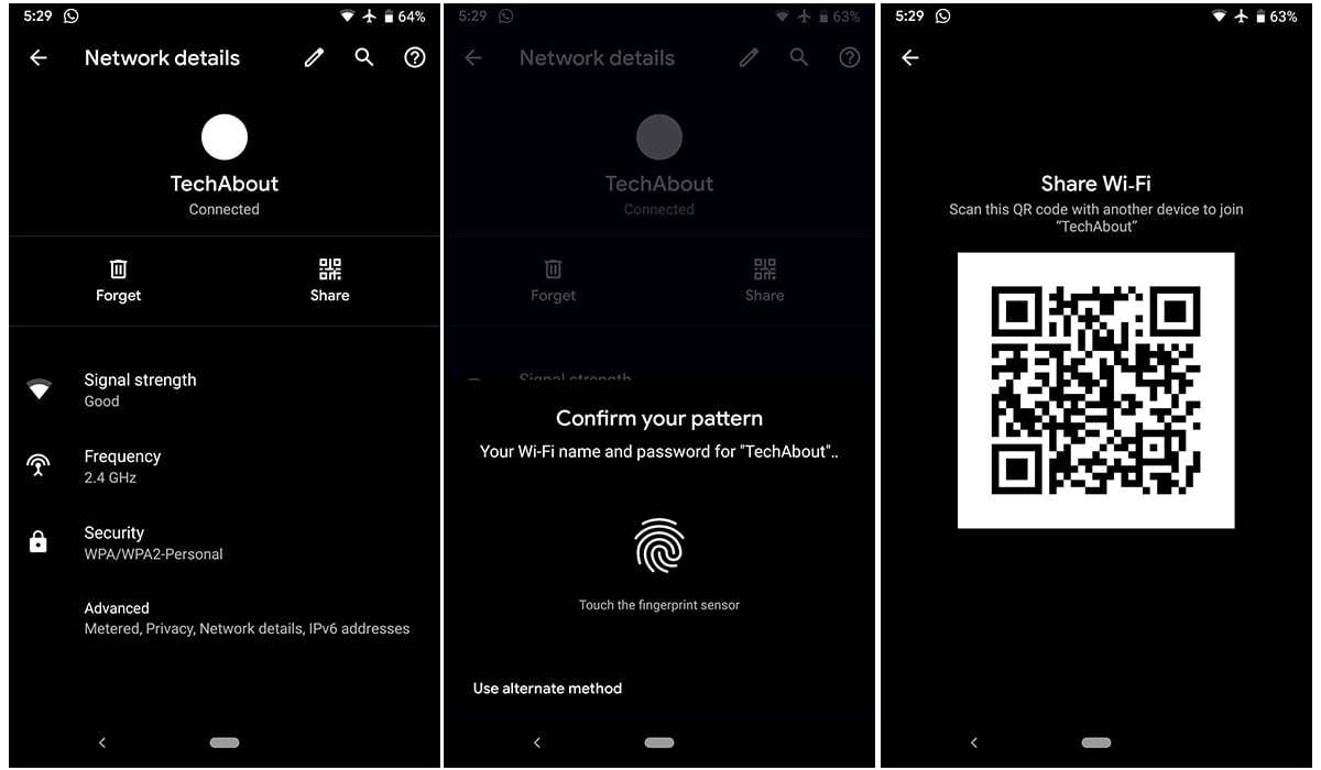 All Of The Features In The Android Q Beta 1 9 Screenshots Of Share Wifi On Android Q Beta 1 By Abdugeek