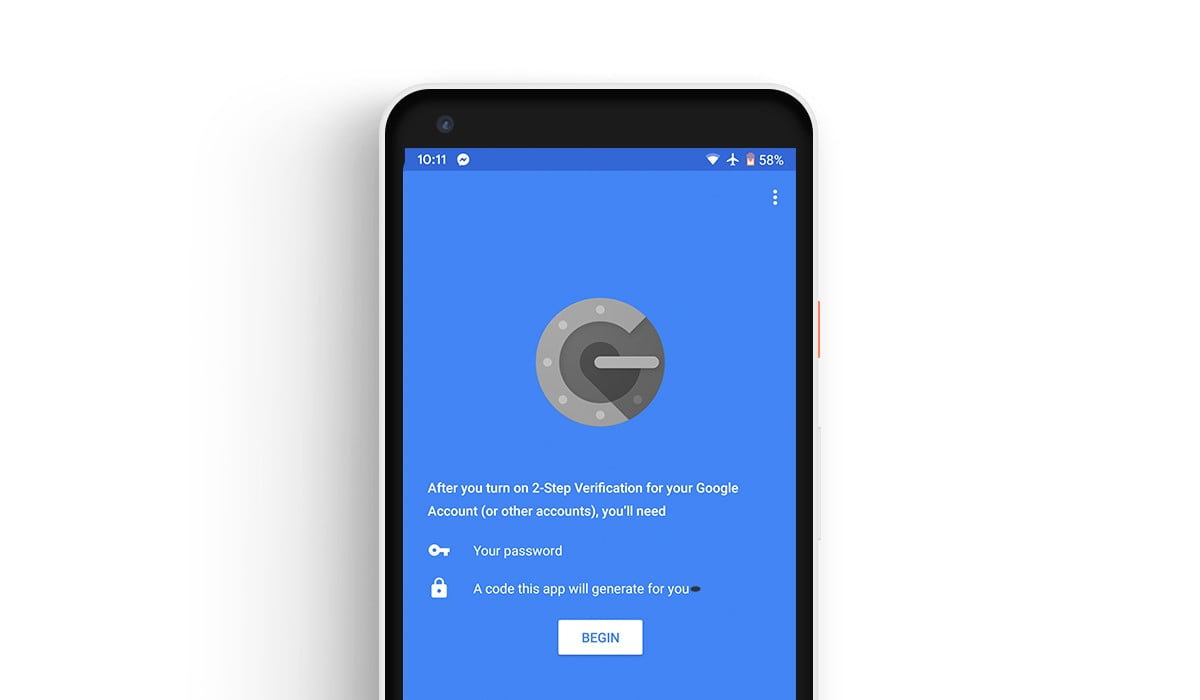 How To Activate Two-Factor Authentication On Your Account 1 A Screenshot Of Google Authenticator App In A Pixel 2 Xl Mockup