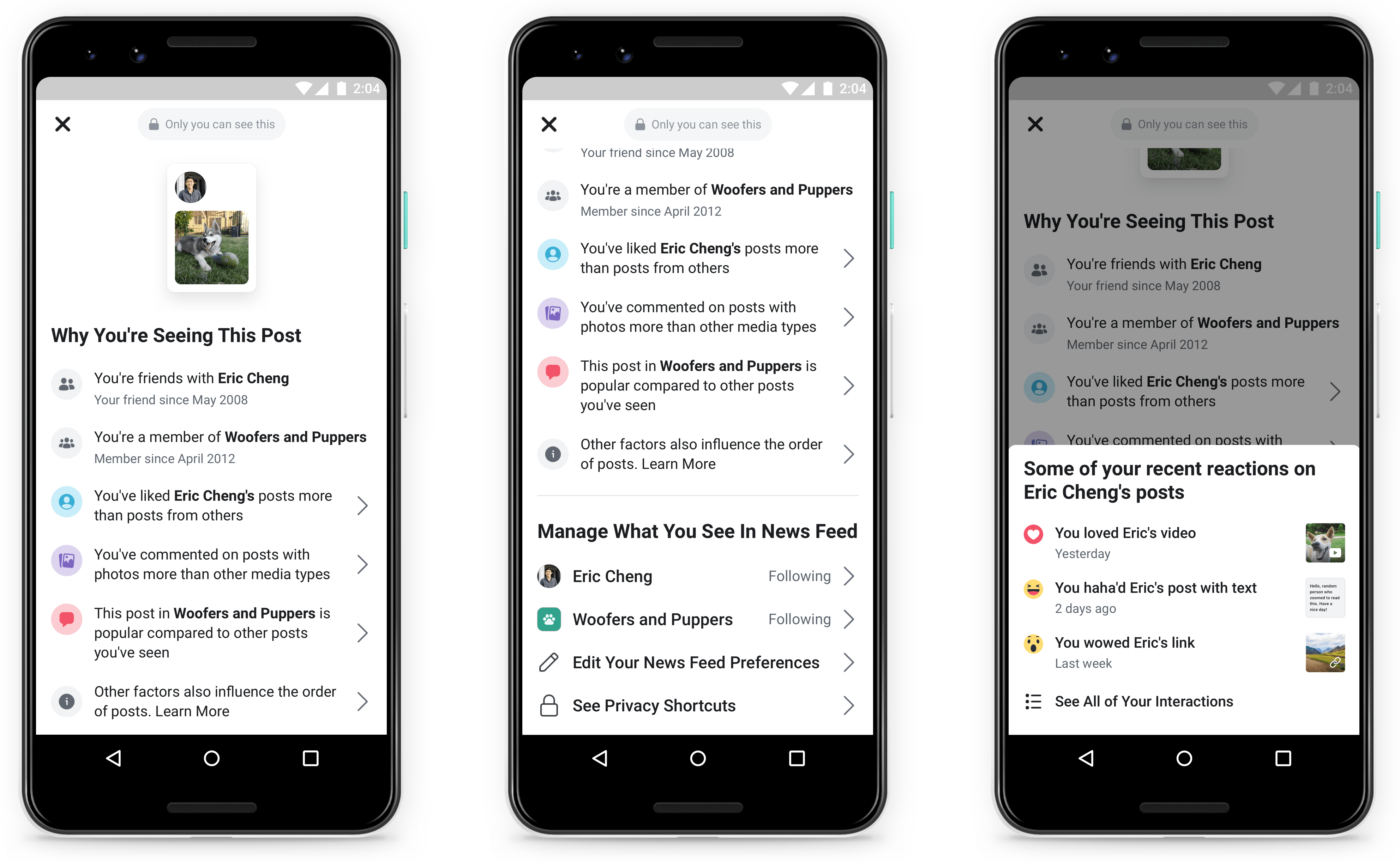 Facebook Now Tells Why You'Re Seeing Certain Posts 1 Screenshots Of Facebook'S New &Quot;Why Am I Seeing This Post?&Quot; Feature
