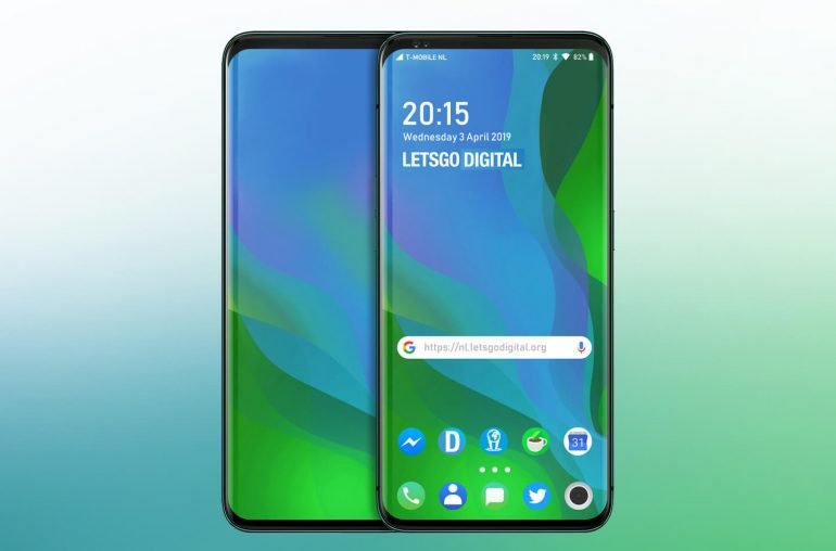 Oppo Patents Slide-Out And Pop-Up Displays For Phones 1 An Image Of Oppo'S Phone With Pop-Up Display