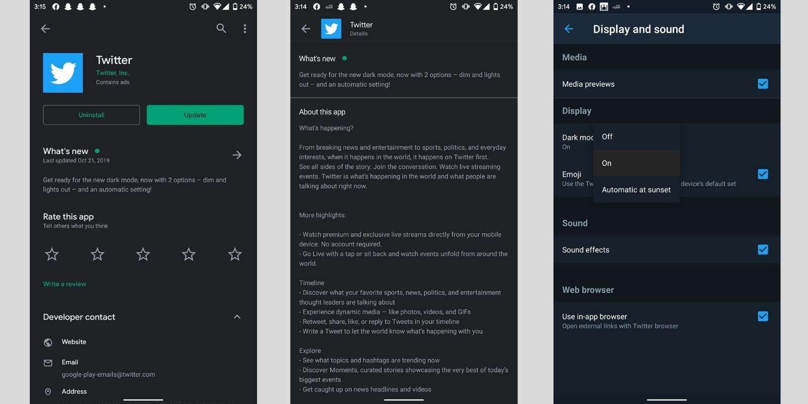 Twitter'S 'Lights Out' Dark Mode Rolls Out On Android - Here Is How To Enable It 1 Twitter Lights Out Update