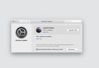 macOS Catalina update