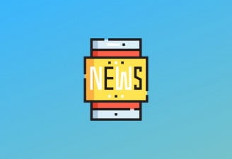 A featured image design for best tech news app