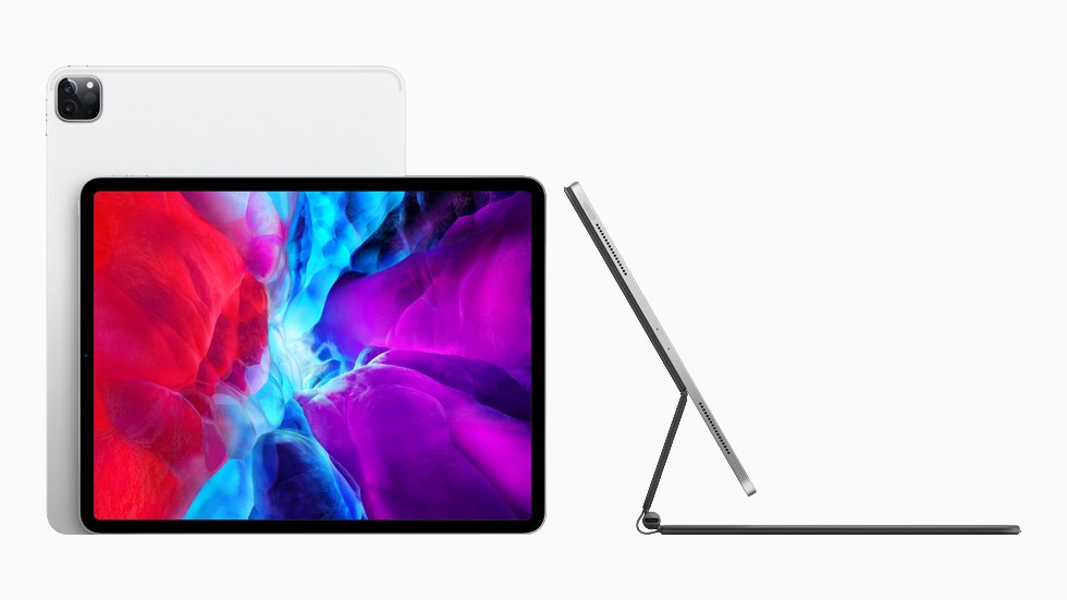 Apple iPad Pro 2020 with LiDAR Scanner and floating keyboard design