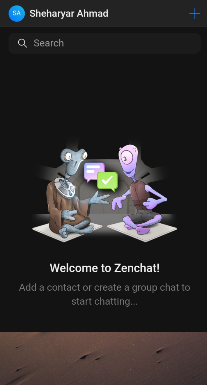 Zenchat: A Team Messenger With Built-In Task Management 2 Homepage Screenshot