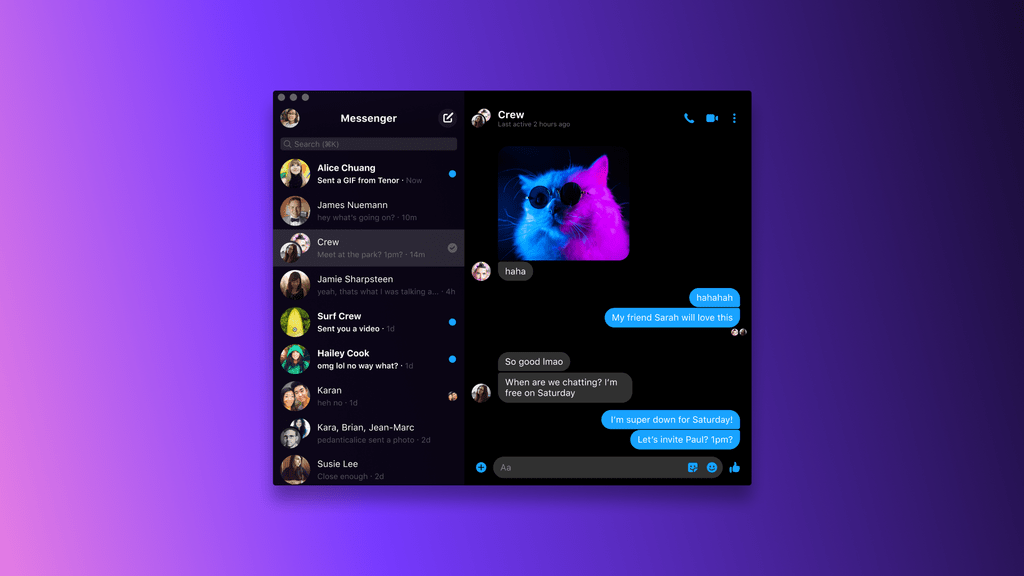 Facebook Launches Messenger For Windows And Mac