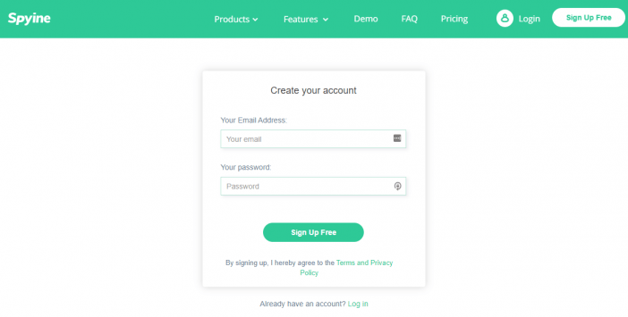 5 Best Apps To Find Someone'S Phone Location 4 Spyine Sign Up Page