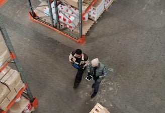 Workers in a factory