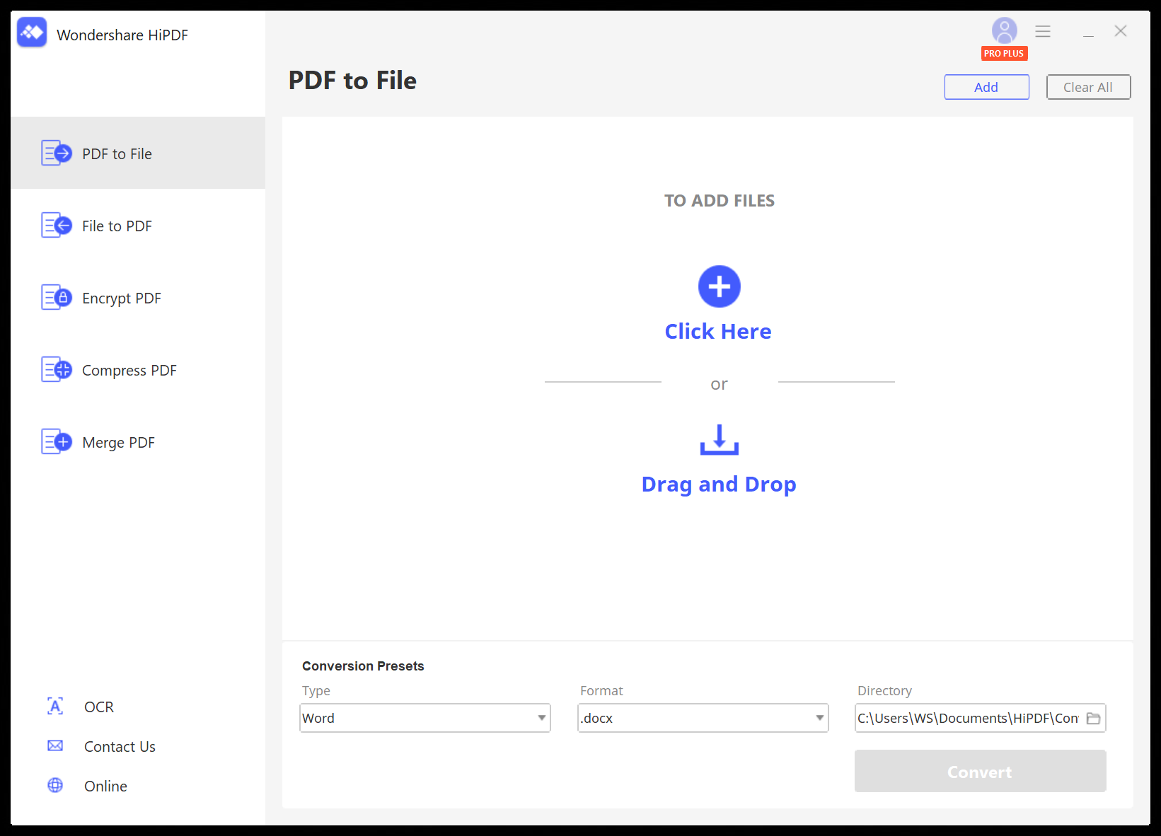 Wondershare Hipdf - The Ultimate Online Pdf Tool For All Your Needs 7 Pdf To File Page