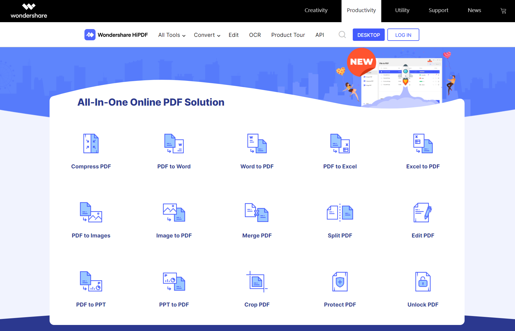 Wondershare Hipdf - The Ultimate Online Pdf Tool For All Your Needs 1 All In One Online Pdf Solution