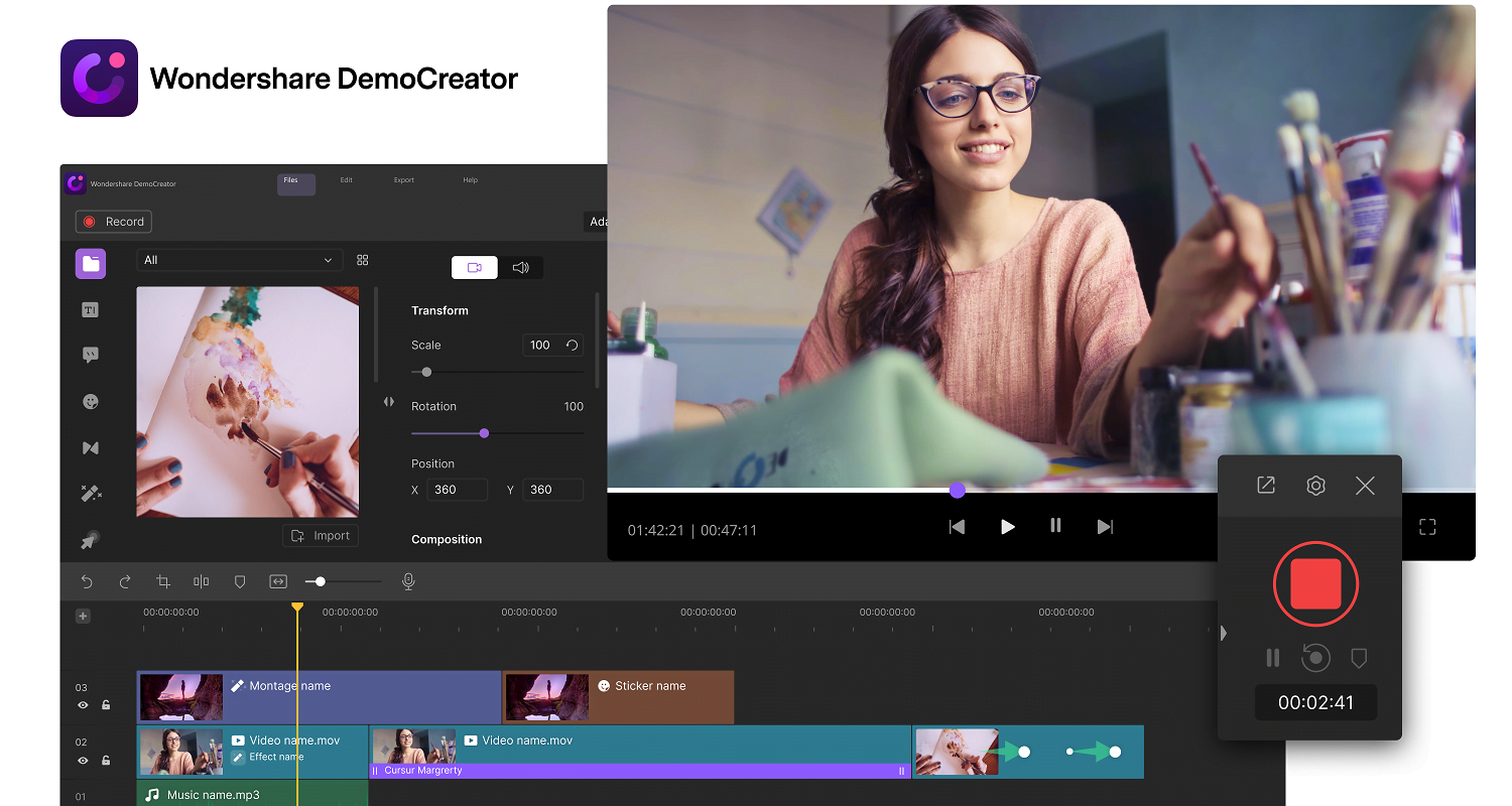 How To Record Your Screen And Edit Videos On Macos 1 Wondershare Democreator Video Recording On Macos