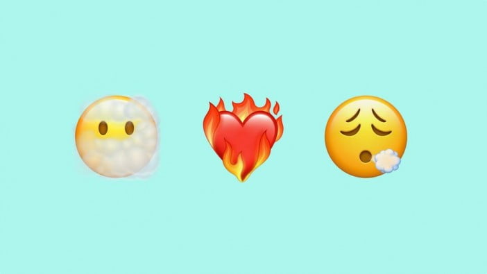 Apple To Bring 217 New Emojis In Ios 14.5 Update 1 Emojis Of Cloudy Face, Burning Heart And Exhaled Face