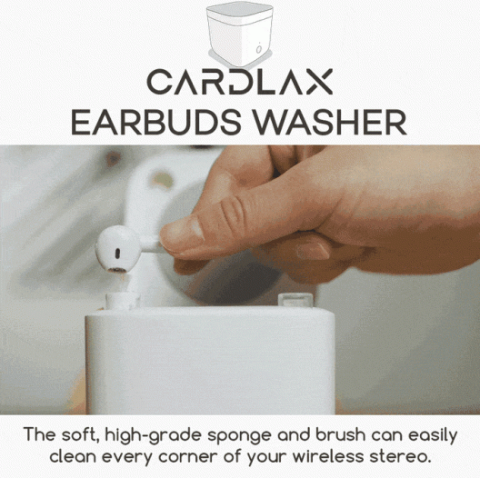 This Tiny Washing Machine Will Let You Clean Your Earbuds In Minutes 2 An Image Of Cardlax Earbuds Washer
