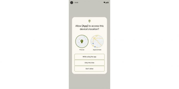 Android 12: Redesigned Ui, Widgets With A Few Privacy Updates 3 The Screenshot Of Location Feature