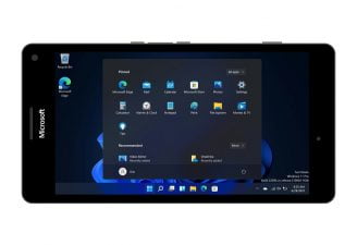 Screenshot of Windows 11 on Lumia 950 XL phone