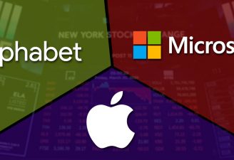 An image showing Alphabet, Microsoft, Apple quarterly reports